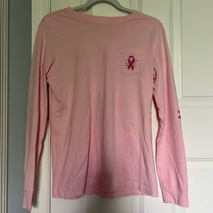 vineyard vines breast cancer long sleeve
